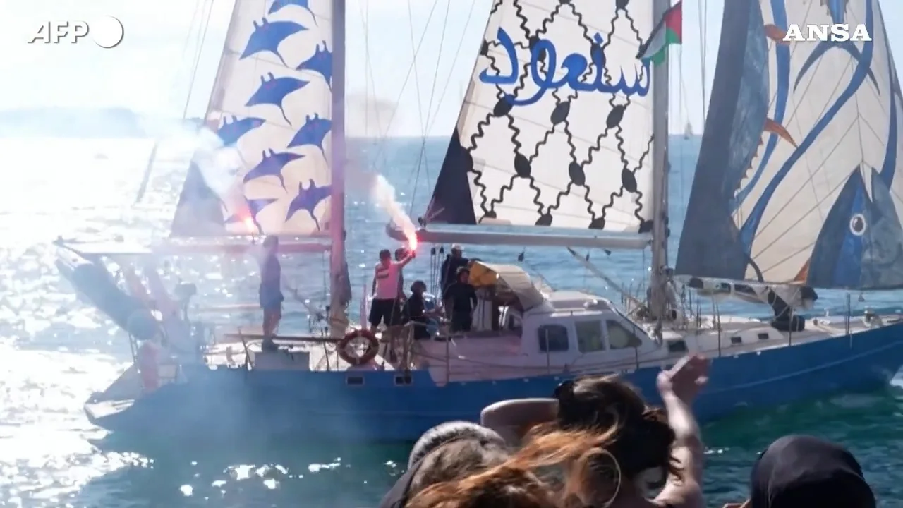 Flotilha internacional: cerca de 20 embarcações francesas partem de Marselha rumo a Gaza para desafiar o bloqueio