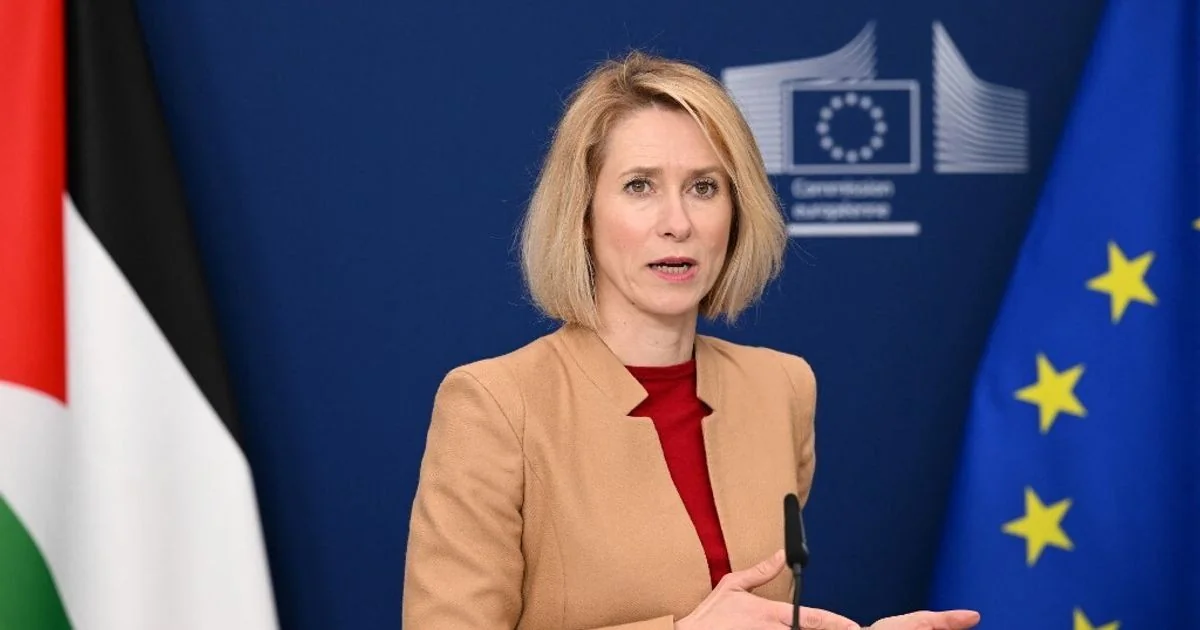 Kaja Kallas rejeita 'pedágios' no Estreito de Hormuz e exige diplomacia para conter escalada
