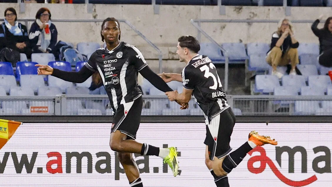 Drama no Olímpico: Lazio e Udinese empatam em um eletrizante 3-3
