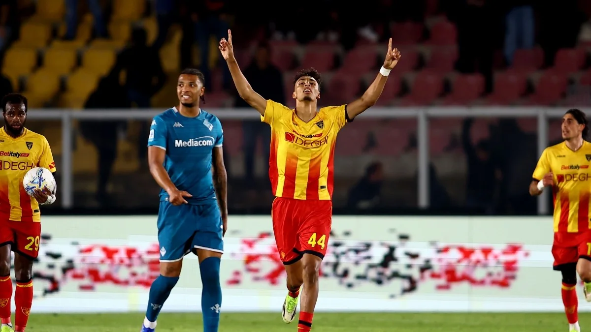Lecce 1-1 Fiorentina: Tiago Gabriel apaga gol de Harrison e reacende a esperança pela salvezza