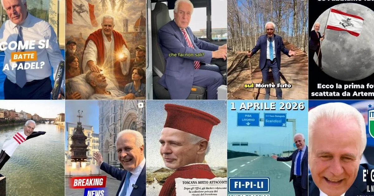 Do meme à instituição: o creator de “È quasi magia Giany” agora no staff de Eugenio Giani