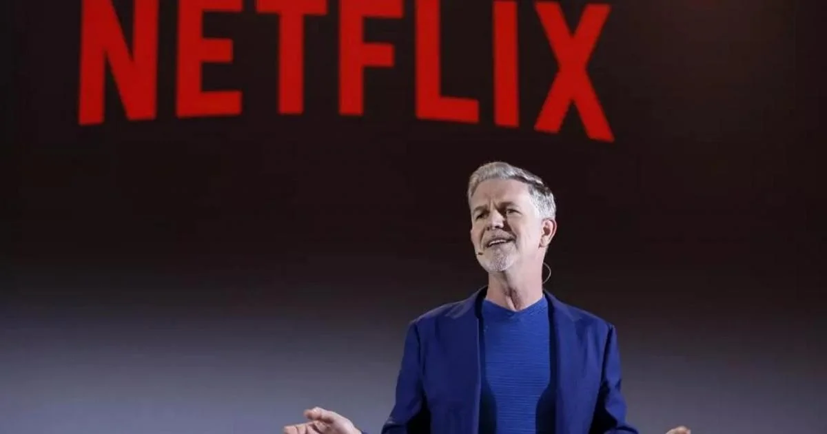 Tremor no império Netflix: ações despencam e Reed Hastings anuncia saída da presidência