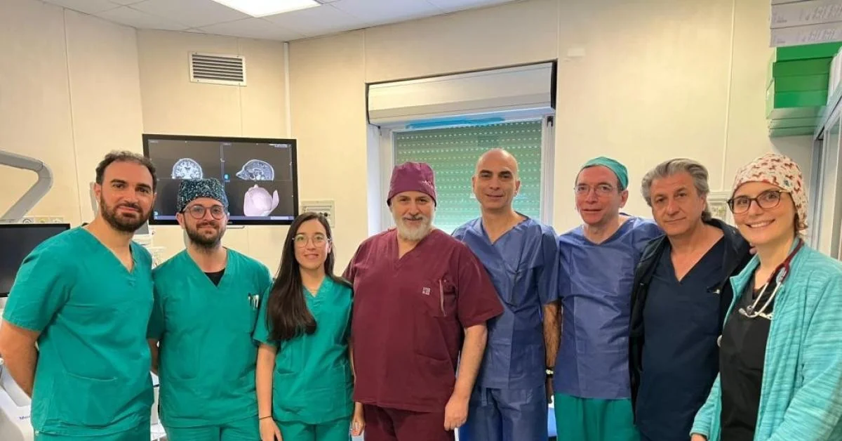 Policlinico de Palermo implanta estimulador epicrânico em caso pioneiro de epilepsia refratária no Sul