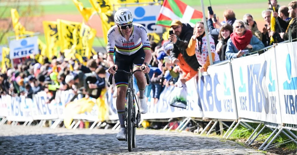 Pogacar reafirma domínio e vence o Giro das Flandres pela terceira vez