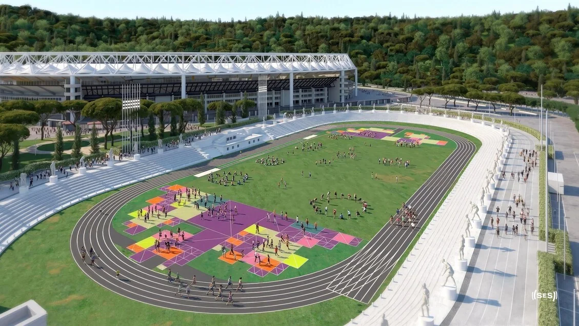 Reabertura do Stadio dei Marmi: atletismo volta ao público com acesso diário e estrutura ampliada