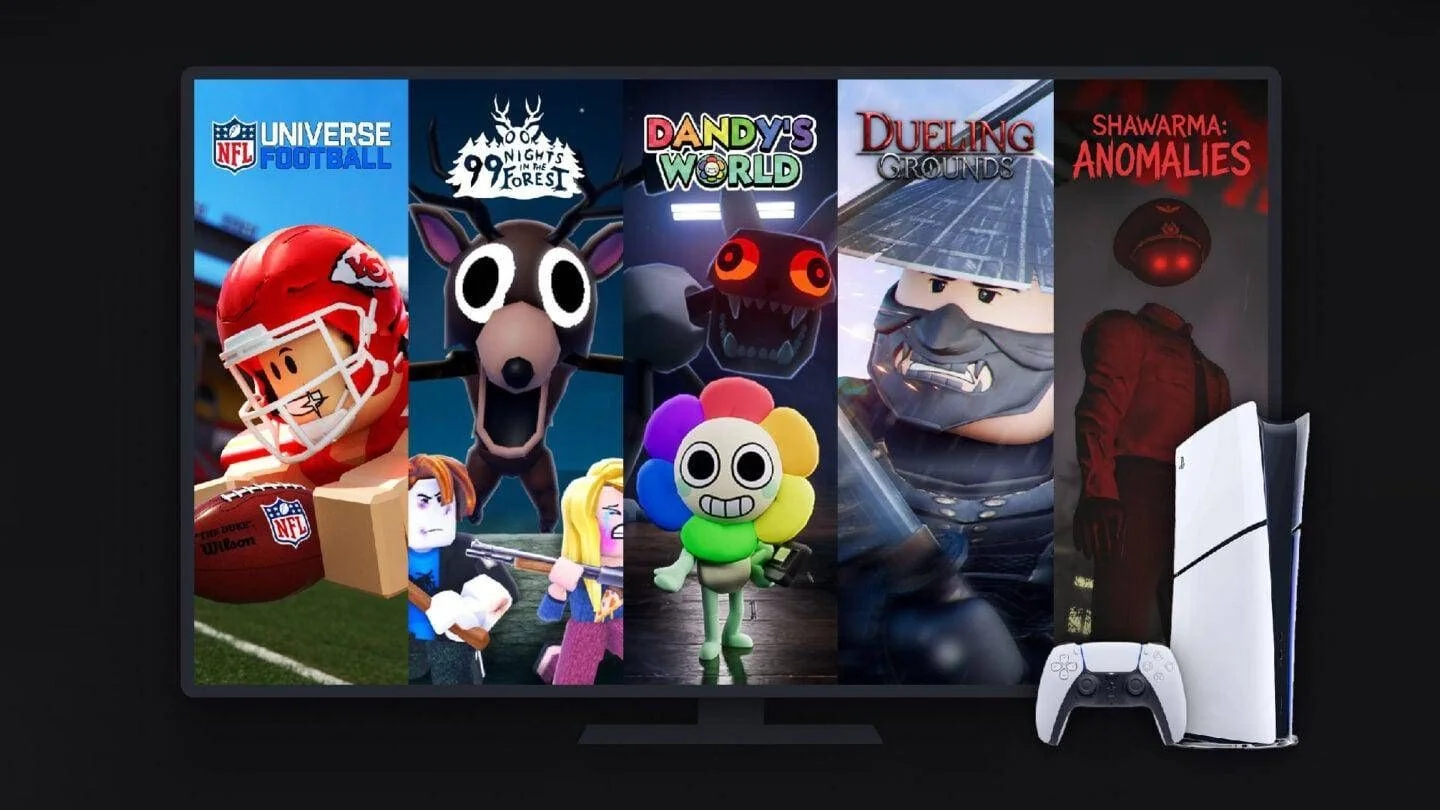 Roblox chega ao PS5 com versão nativa, carregamento 30% mais rápido e suporte avançado ao DualSense