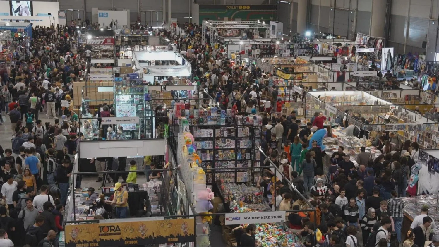 Romics 2026 em Roma: festival reunindo quadrinhos, anime, gaming e cosplay na Fiera di Roma