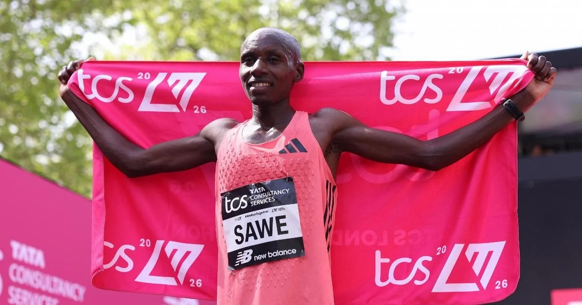 Sabastian Sawe faz história em Londres: primeiro homem a correr a maratona abaixo de 2 horas