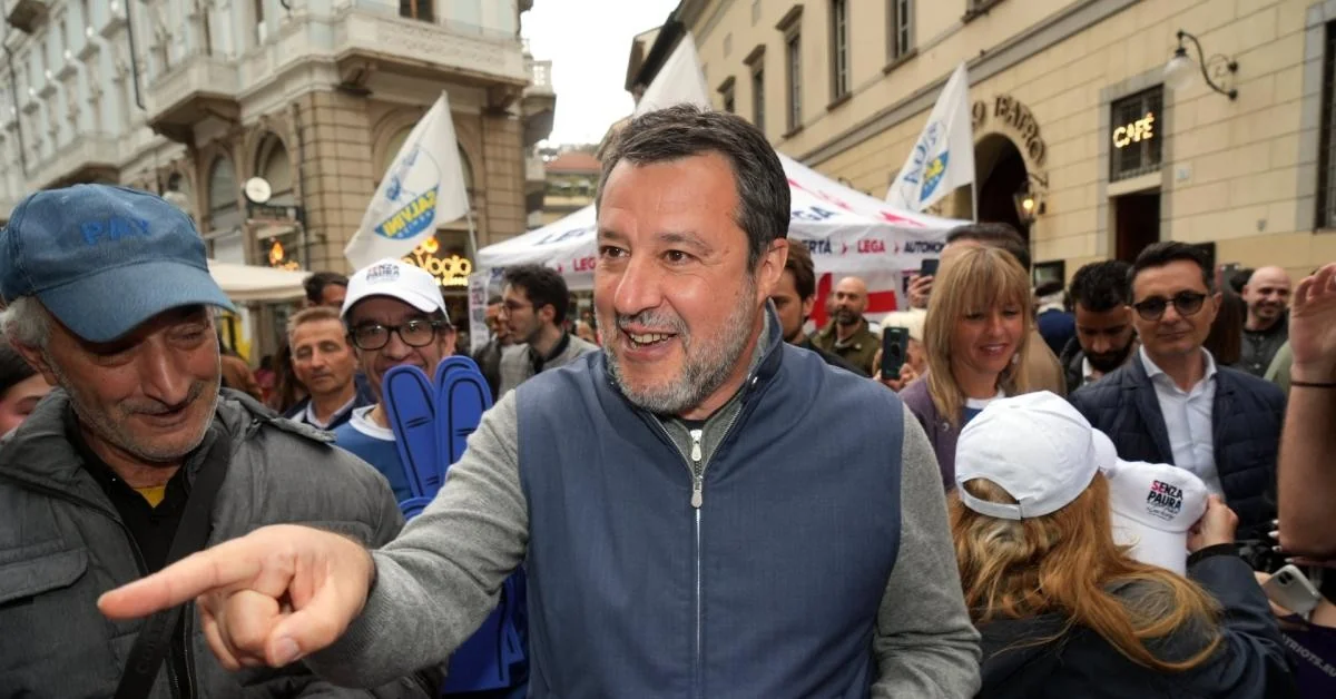 Salvini rejeita 'lockdown energético' e propõe congelamento da conta de energia para 2026