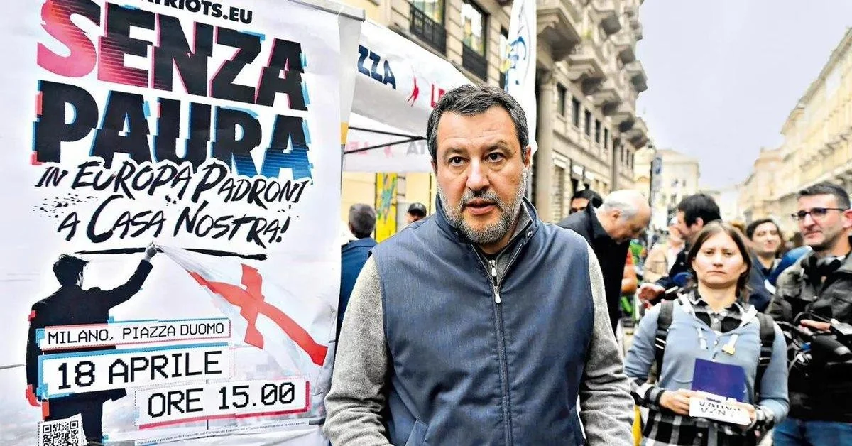 Salvini intensifica mobilização para o Raduno dos Patriotas em Milão com Bardella entre os convidados; presença de Orban ainda incerta