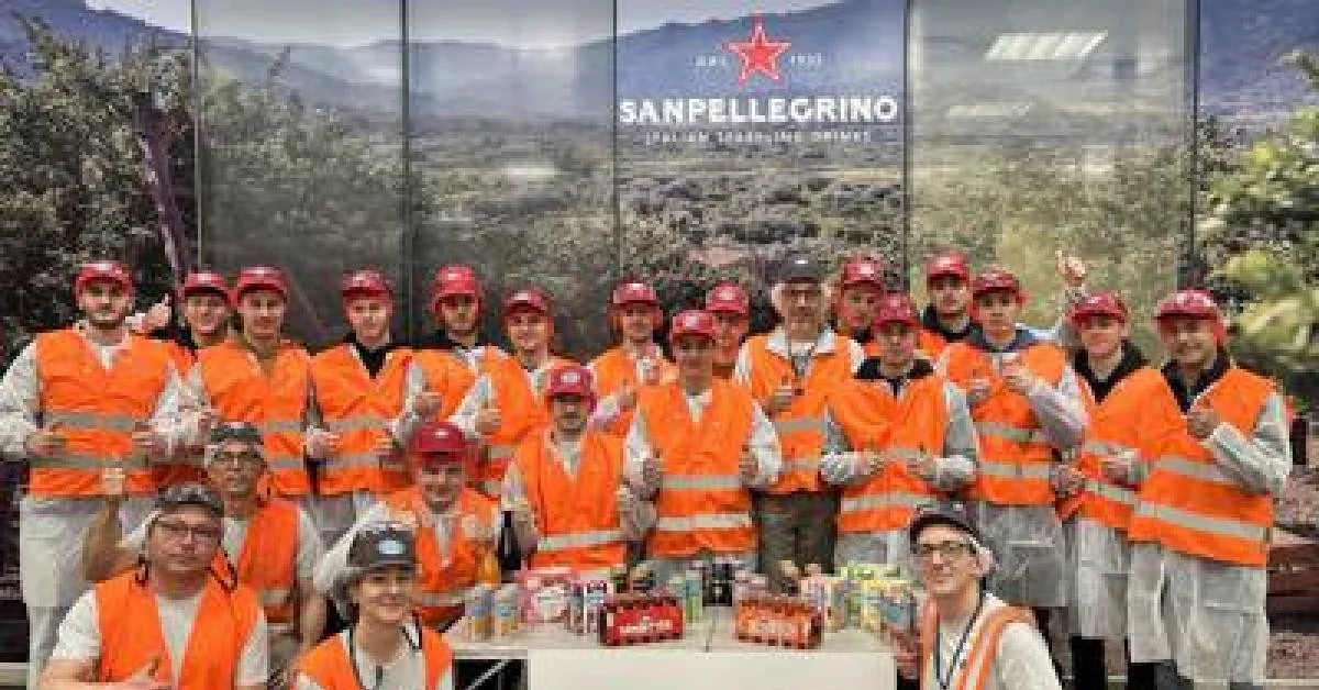 Sanpellegrino abre portas às escolas em San Giorgio in Bosco para celebrar o Made in Italy