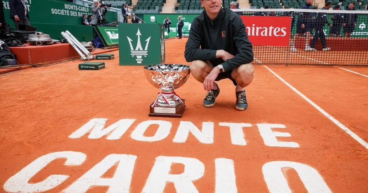 Sinner volta ao topo do ATP após brilho em Montecarlo; Musetti cai para 9º
