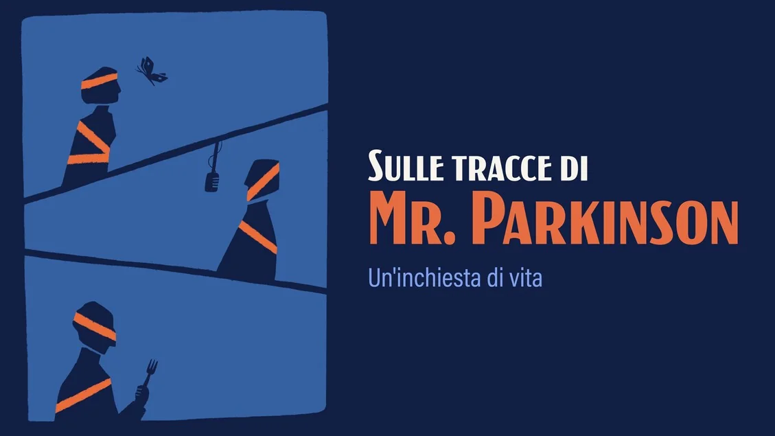 Sulle tracce di Mr. Parkinson: o primeiro romance noir que acompanha a luta contra o Parkinson