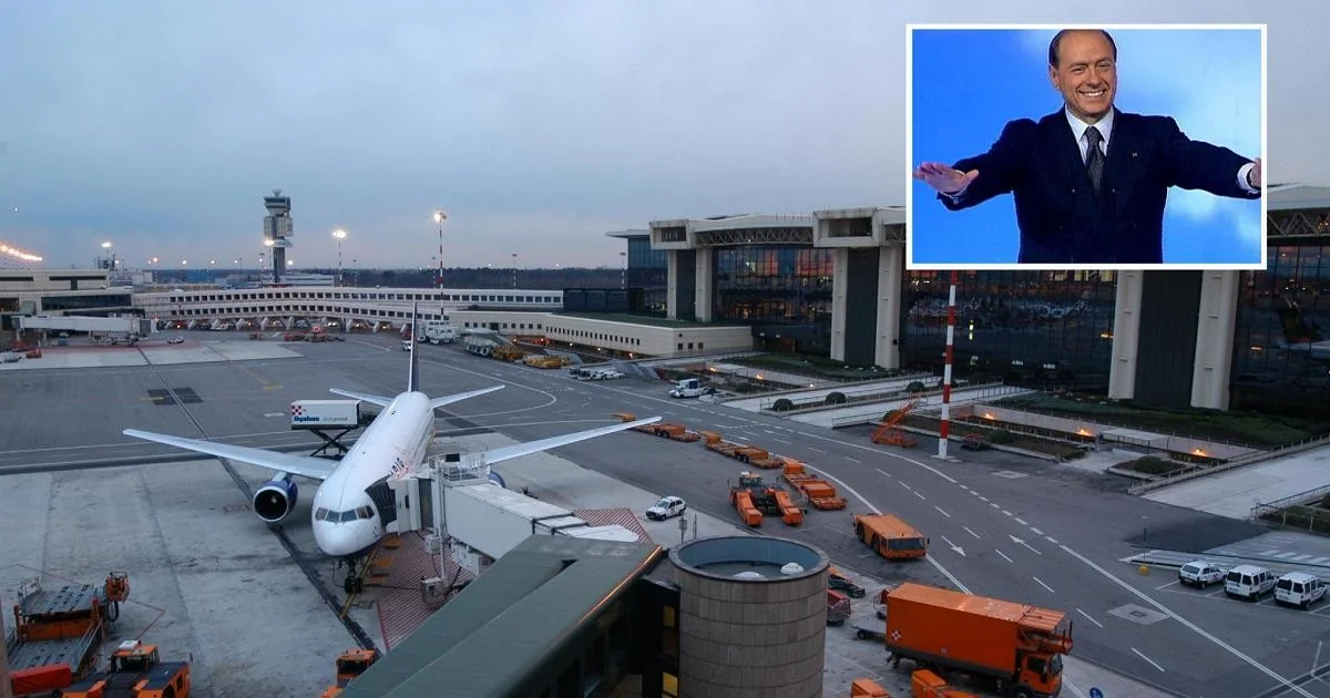 TAR confirma: Aeroporto de Malpensa permanece dedicado a Silvio Berlusconi