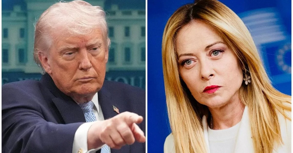 Trump ataca Meloni: 'Pensava que tivesse coragem, estava enganado'  Repercussões políticas na Itália