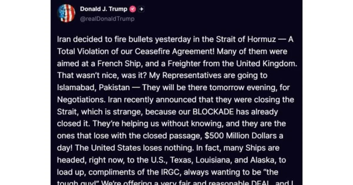 Trump anuncia segundo round de negociações em Islamabad e ameaça destruir infraestrutura iraniana