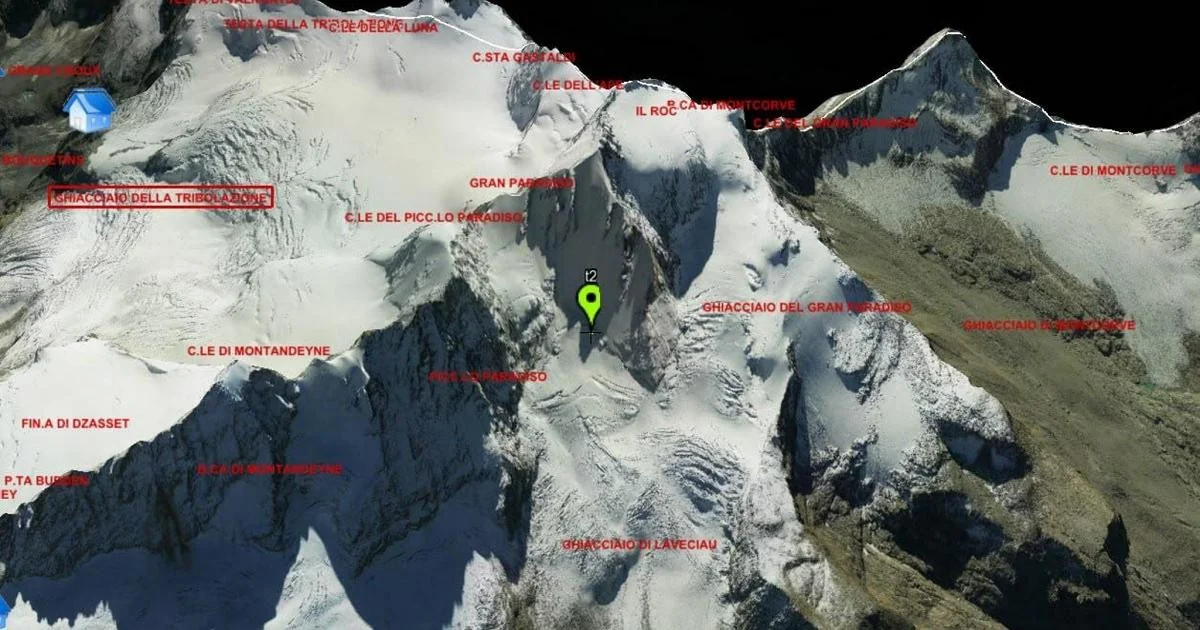Alpinista de 55 anos morre ao precipitar-se da parede norte do Gran Paradiso
