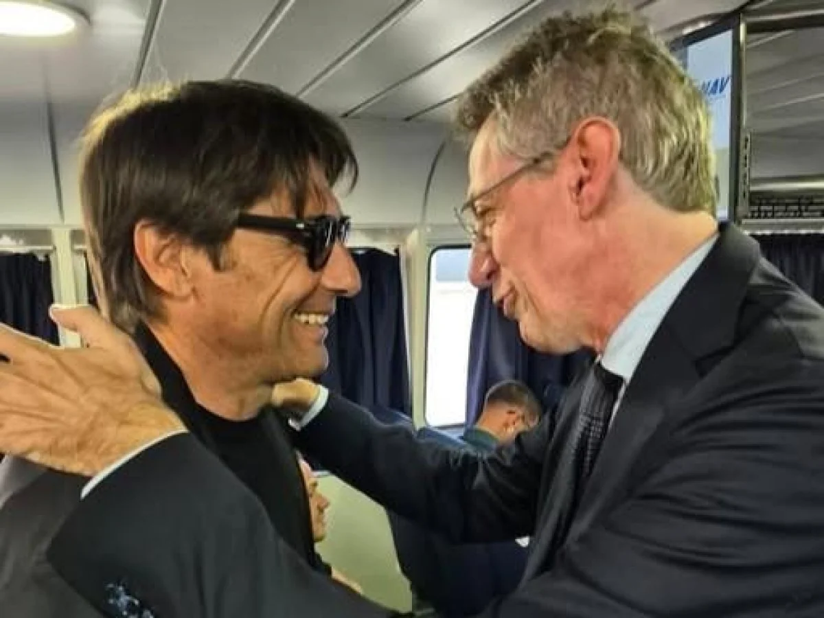 Antonio Conte se despede de Nápoles com visita ao prefeito Manfredi: adeus anunciado ao Napoli