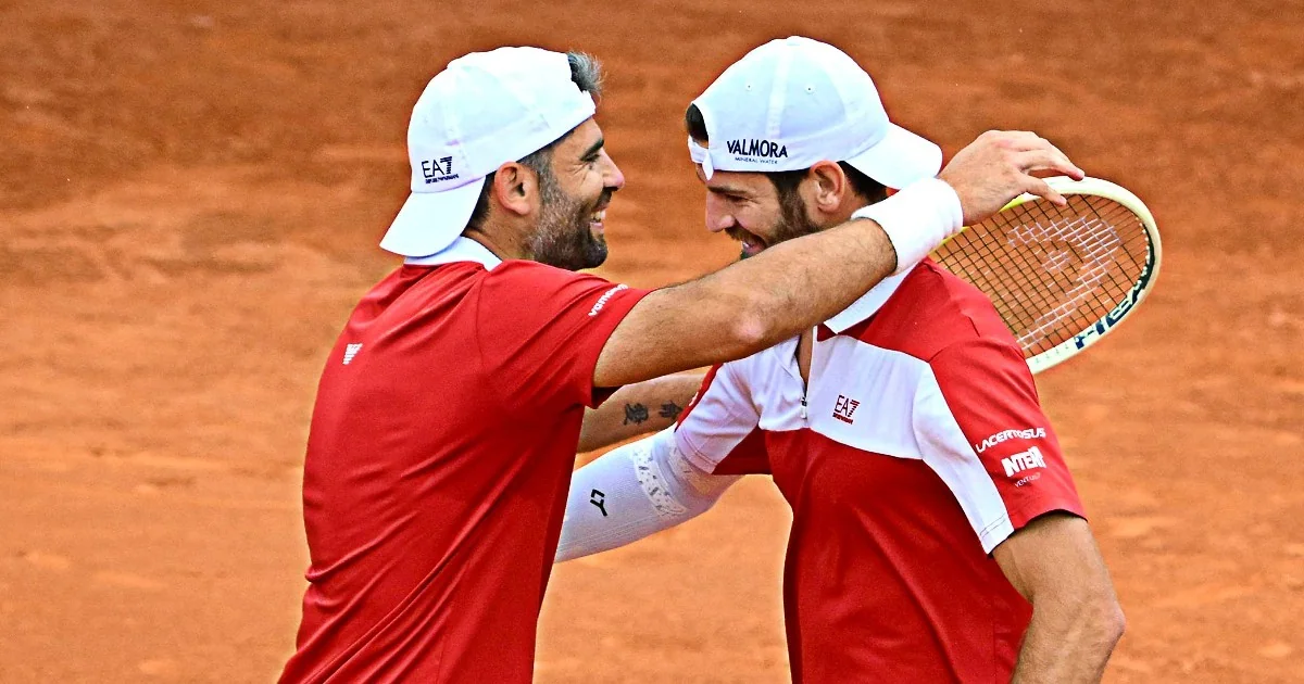 Bolelli e Vavassori fazem história: primeira dupla italiana campeã nos Internazionali de Roma