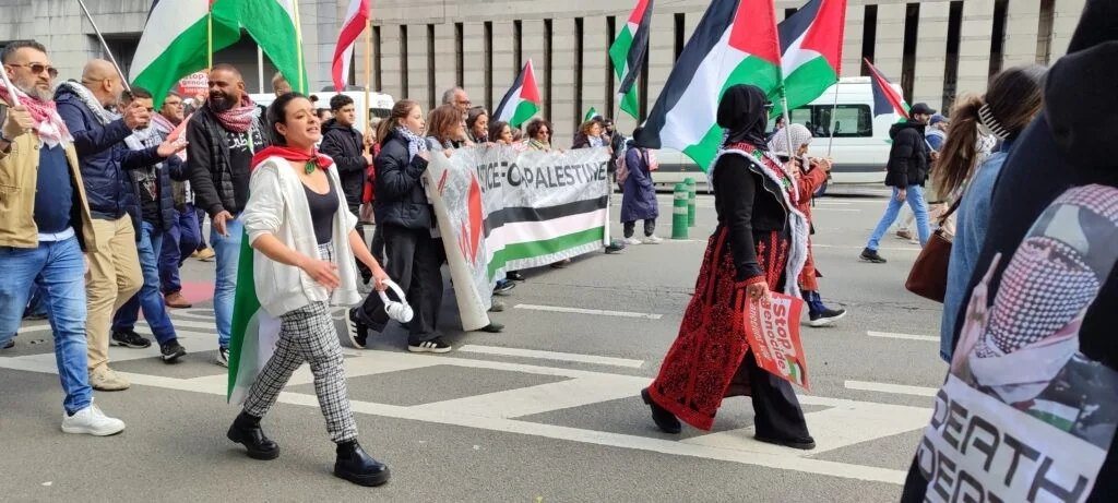 Bruxelas e a cegueira da UE diante do clamor por Gaza: 12 mil nas ruas exigem ação