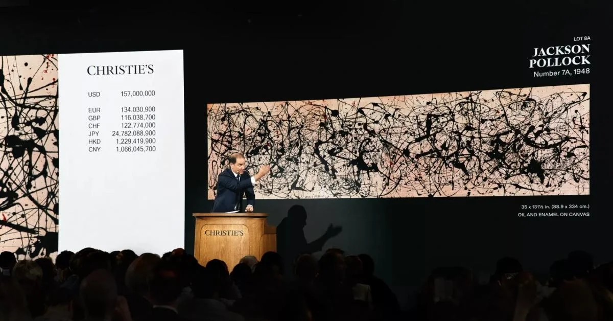 Christie’s em Nova York supera US$1,1 bi em uma noite; Pollock arrematado por US$181,2 mi e Brancusi por US$107,6 mi