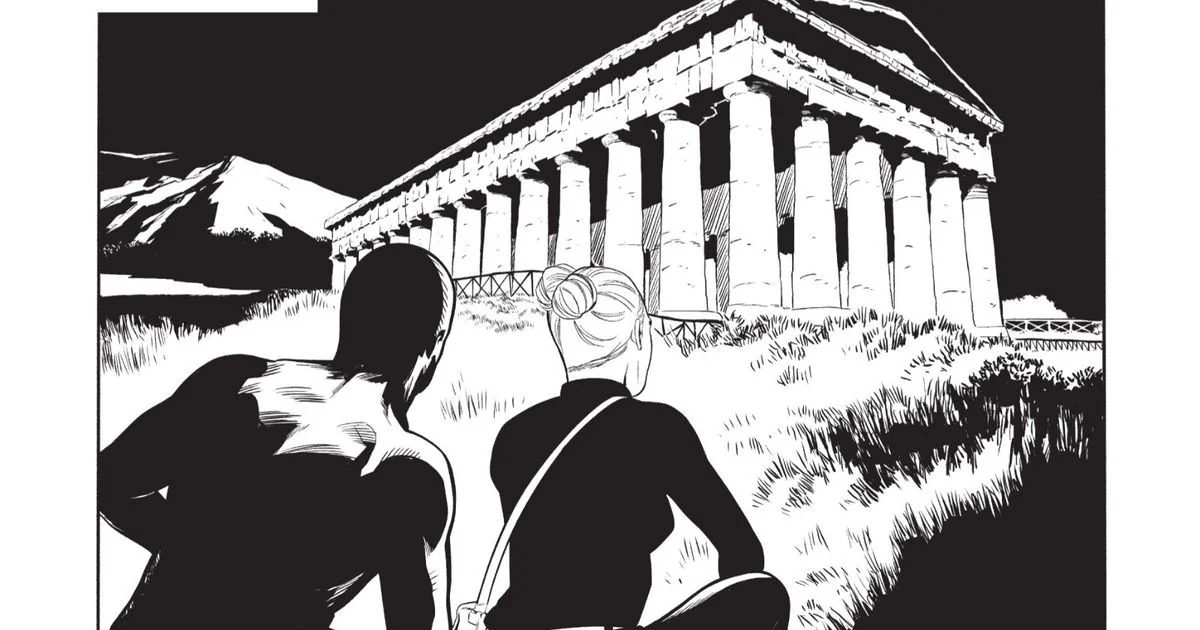 Diabolik no Tempio de Segesta: o novo álbum que une quadrinho noir e patrimônio arqueológico