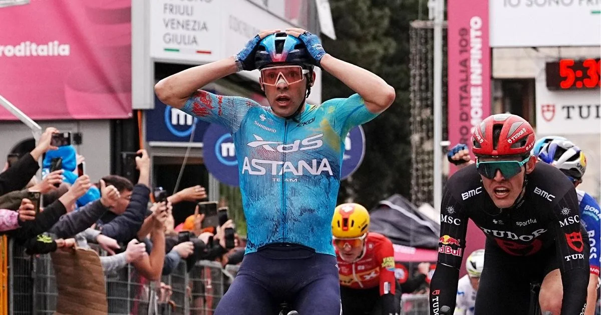 Silva triunfa em sprint e conquista a maglia rosa na segunda etapa do Giro d'Italia 2026