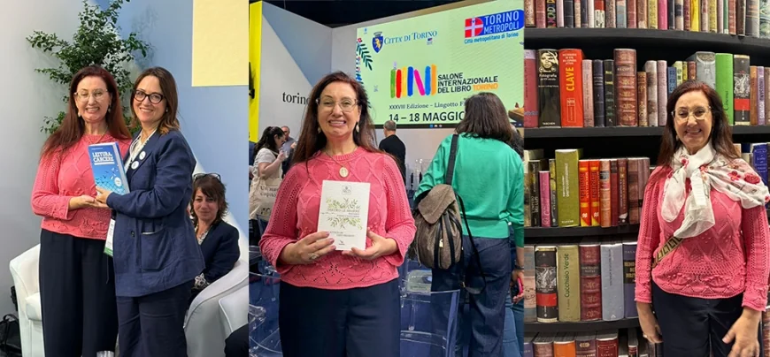 Obra de professora catarinense Rossaly Beatriz Chioquetta Lorenset ganha destaque internacional e chega ao Vaticano; Papa Leão XIV recebeu o livro