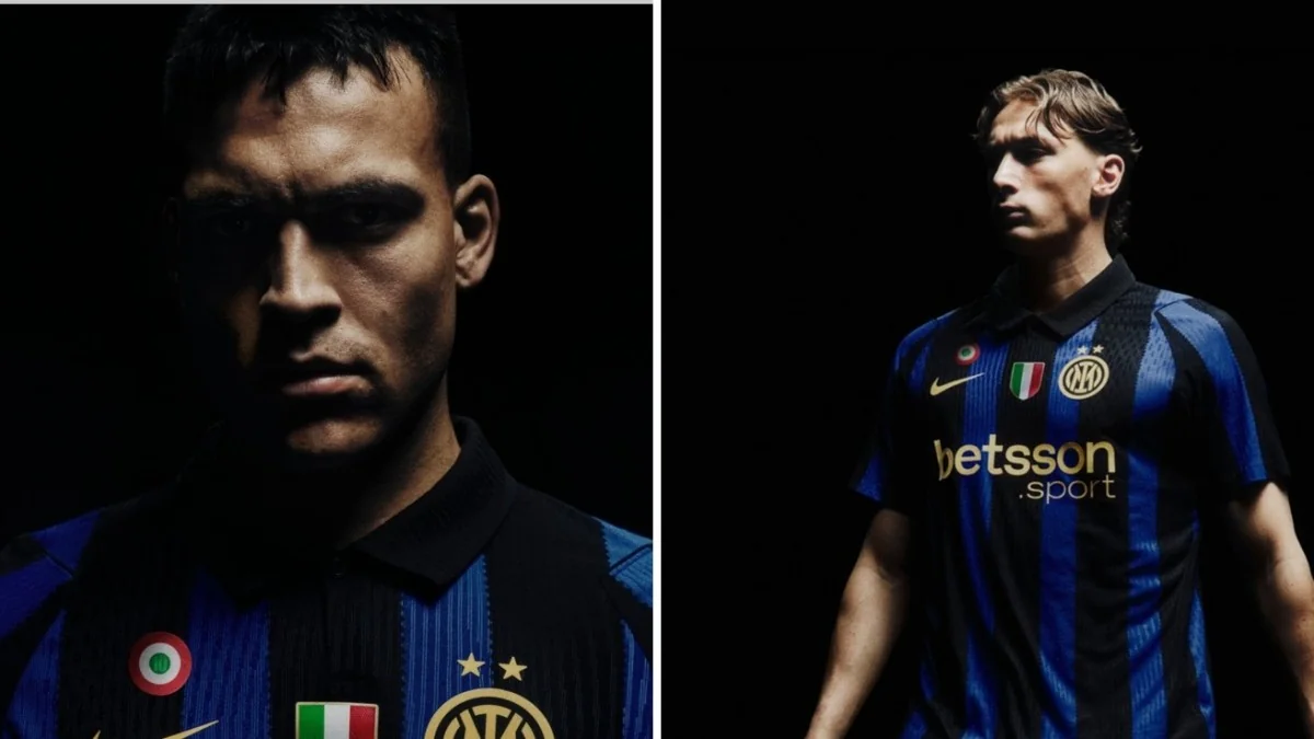 Inter 2026-27: nova camisa 'Home' mistura tradição de 1998 com Black e Lyon Blue e números dourados