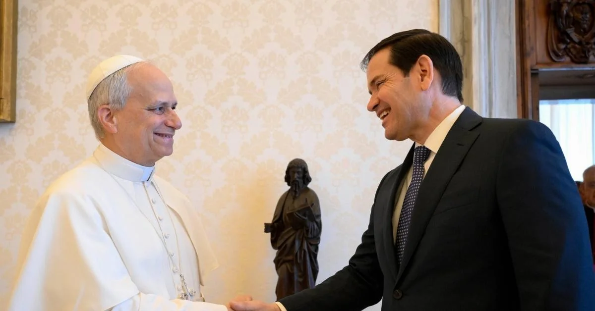 Marco Rubio chega a Roma para tentativa de disgelo com Meloni e audiência com o Papa Leone XIV