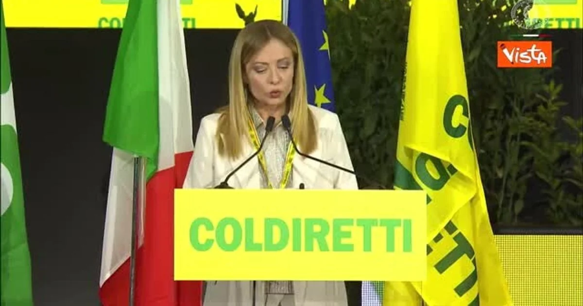 Meloni reforça defesa da agricultura e acusa ‘cavilos’ da UE em encontro com Coldiretti