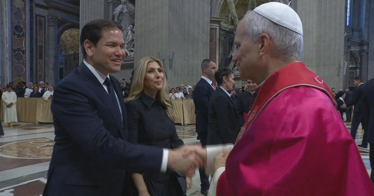 Encontro no Vaticano: Papa Leone recebe o Secretário de Estado dos EUA, Marco Rubio, em diálogo estratégico