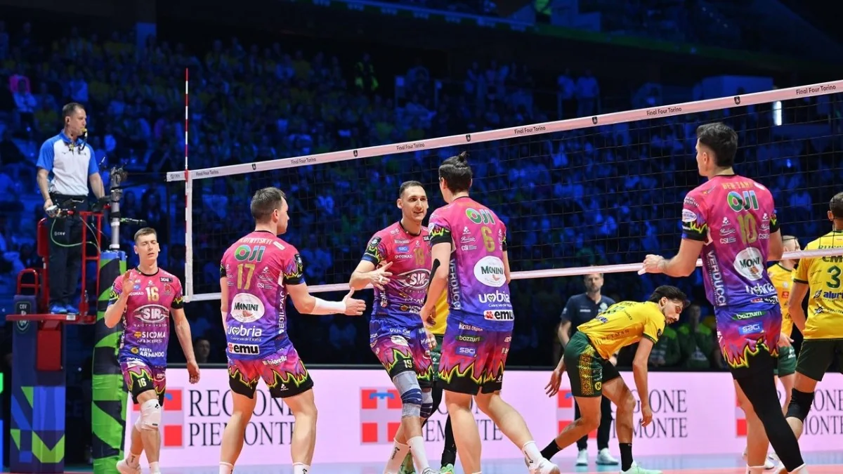 Perugia conquista a Champions League de vôlei: segunda taça europeia seguida