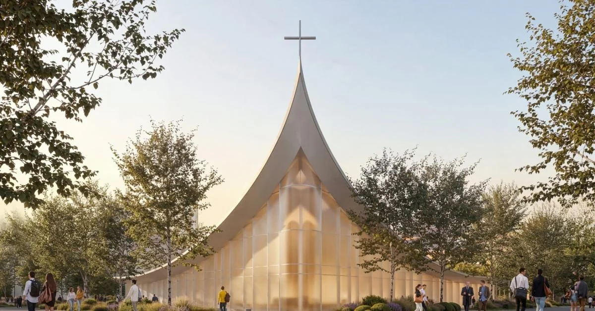 Stefano Boeri revela projeto do Monastério Ambrosiano no MIND: 2.700 m² para até 350 fiéis e diálogo inter-religioso