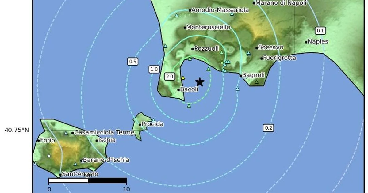 Terremoto de magnitude 4.4 sacode os Campi Flegrei: danos e apreensão em Pozzuoli e Bacoli