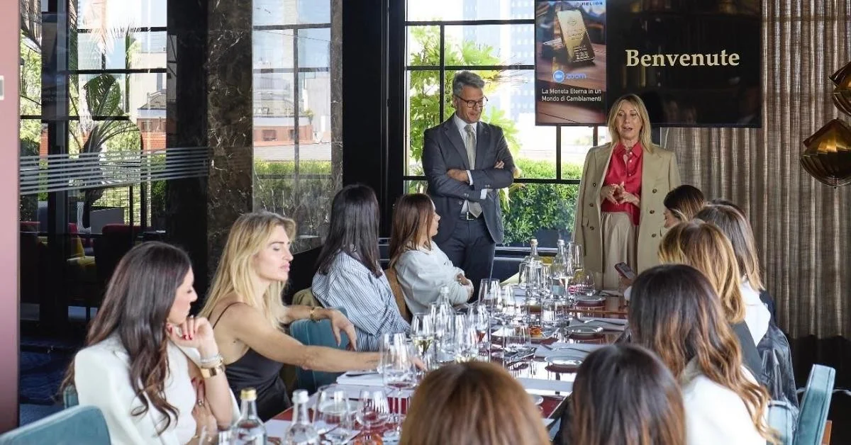The Gold Affair em Milão: líderes femininas debatem proteção patrimonial e o papel do ouro físico