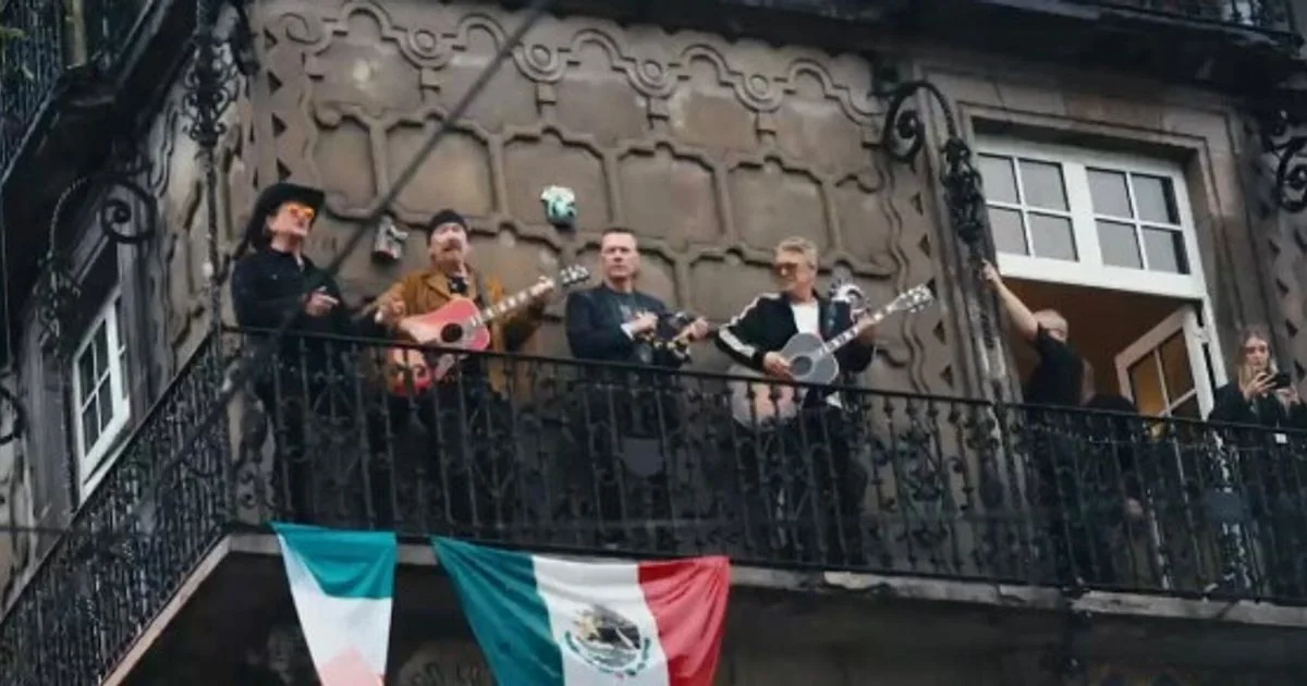 U2 encanta Cidade do México: show surpresa da varanda sob chuva transforma filmagem em evento histórico