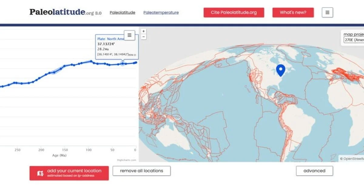 Utrecht Paleogeography Model: mapa online mostra onde suas cidades estavam há 320 milhões de anos