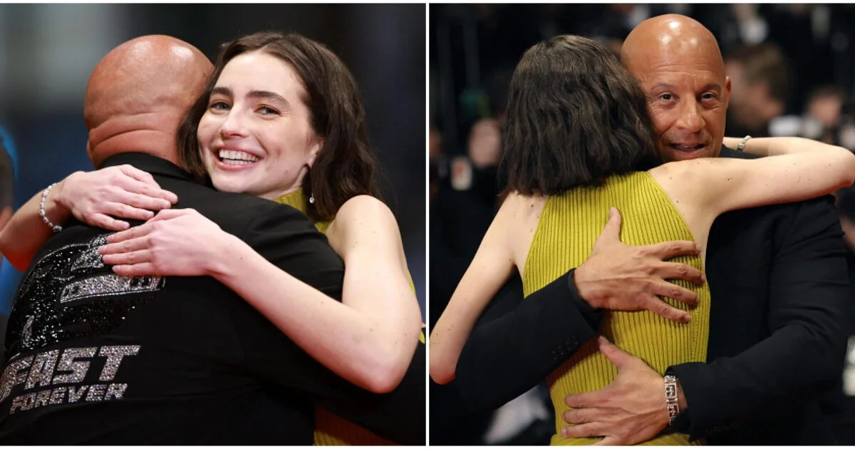 Vin Diesel emociona Cannes 2026 ao abraçar a filha de Paul Walker em homenagem aos 25 anos de Fast and Furious