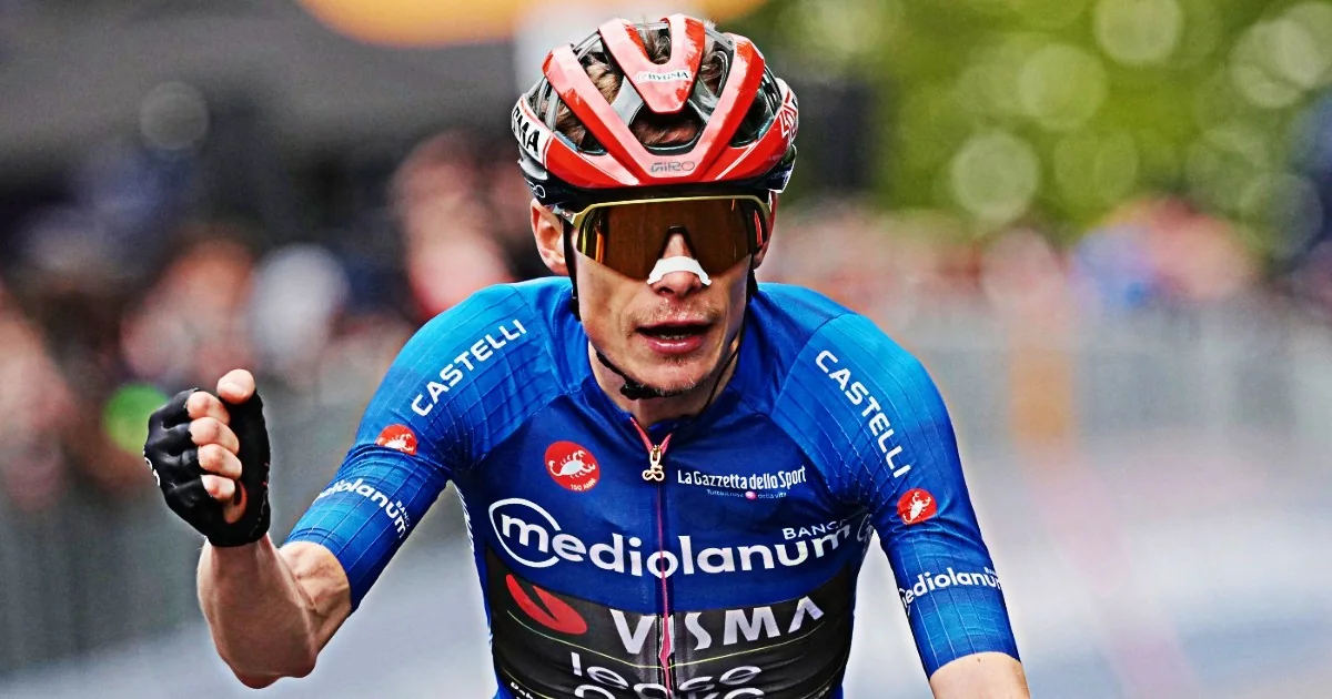 Vingegaard impõe autoridade e vence a 9ª etapa do Giro d’Italia; Eulalio mantém a maglia rosa