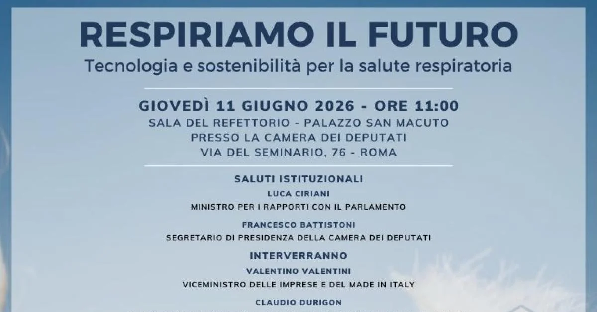 Chiesi Itália promove 'Respiremos o Futuro': tecnologia e sustentabilidade pela saúde respiratória