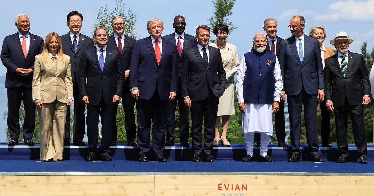 G7 de Évian: acordo histórico entre EUA e Irã e apoio reforçado à Ucrânia redesenham o tabuleiro geopolítico