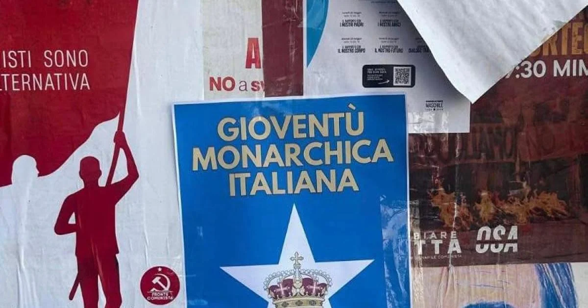 Juventude Monárquica Italiana retoma atividades e volta às universidades com ação na La Sapienza