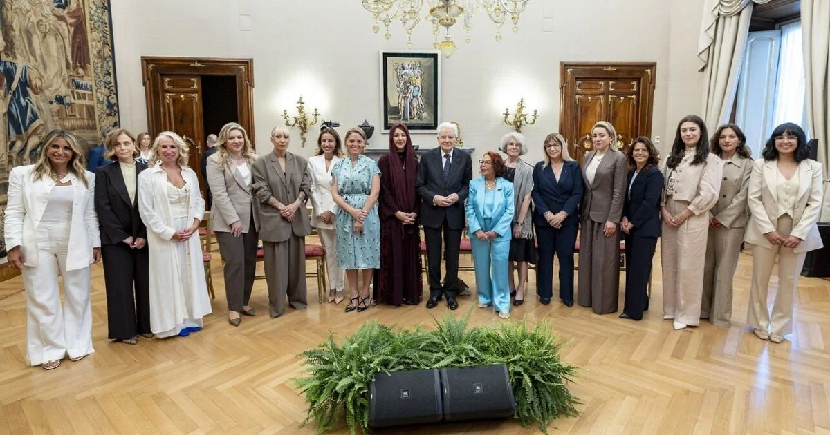 Mattarella recebe vencedoras da 38ª edição do Prêmio Marisa Bellisario no Quirinale