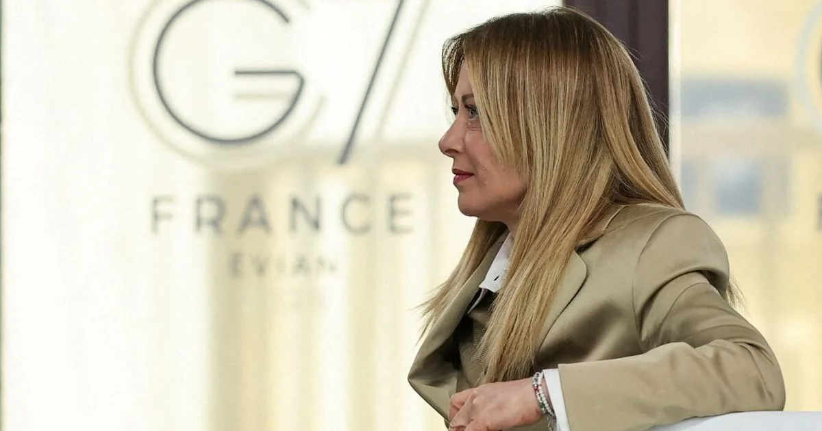 Meloni no G7 de Evian: «Com Trump o rapporto è immutato» e exorta Israel a atuar pela paz