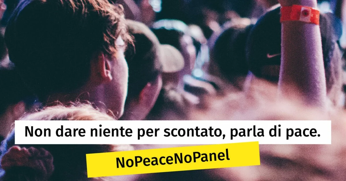 No Peace No Panel: nova campanha exige 'pax condicio' para dar voz à paz nos media