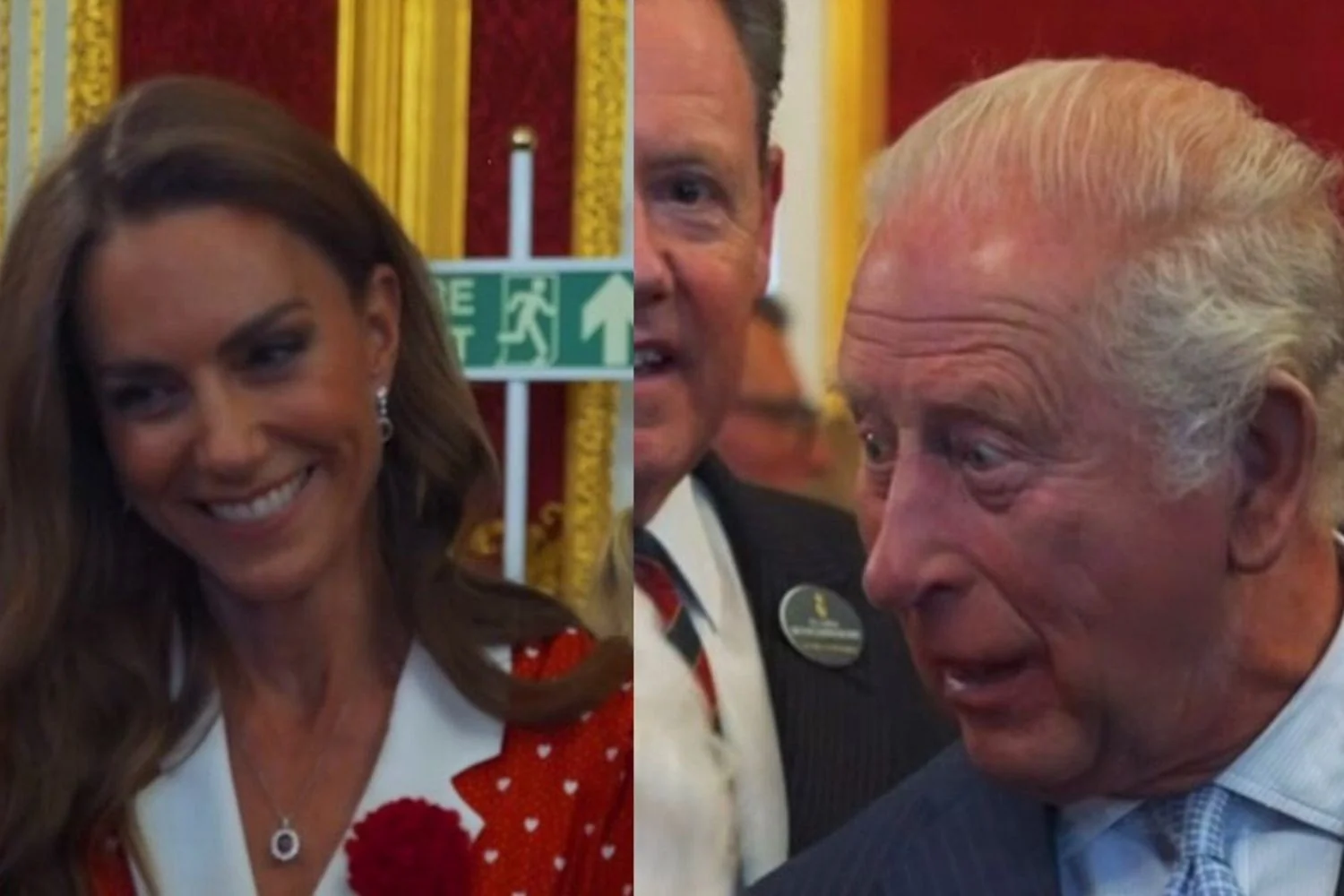 Rei Carlos e Kate Middleton unem forças em evento público pela luta contra o câncer
