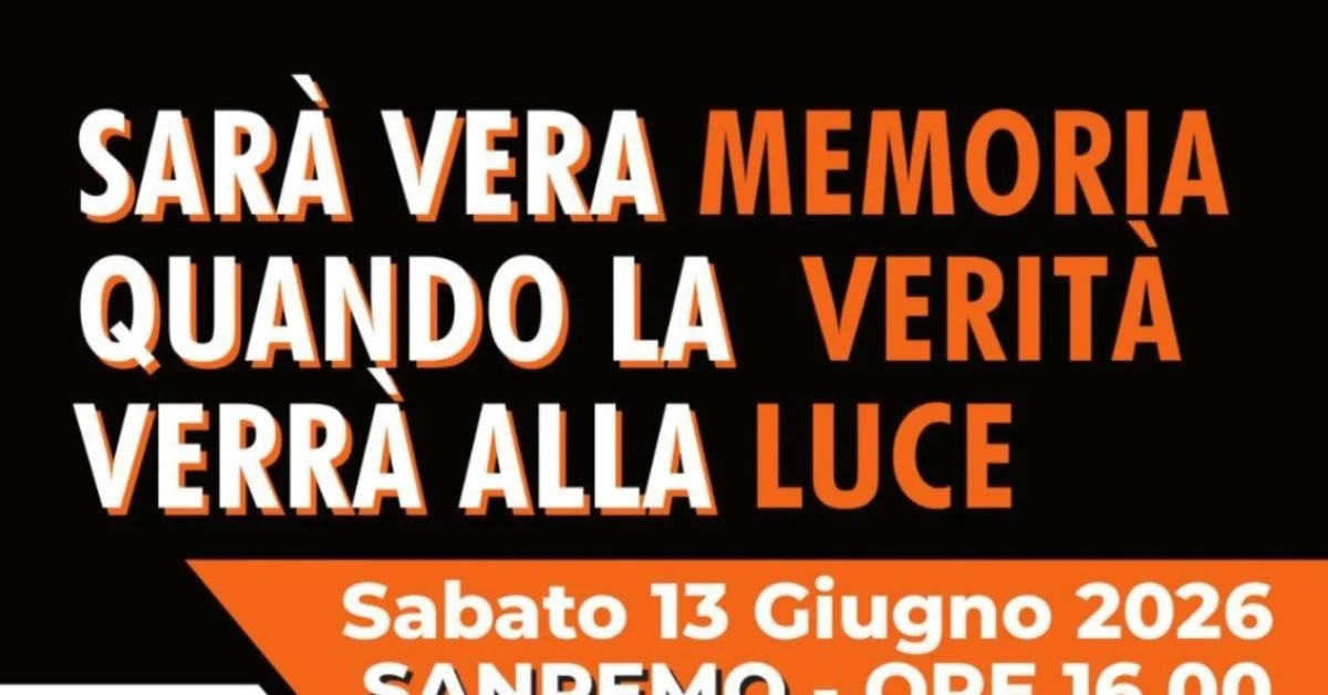 Será verdadeira memória quando a verdade vier à luz: debate sobre justiça social e tutela dos direitos em Sanremo