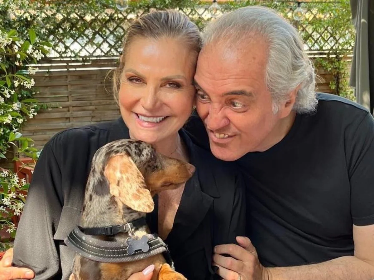 Simona Ventura e Giovanni Terzi: 'Não queríamos uma vida sem cães. Tony é mimado — o próximo será um vira-lata'