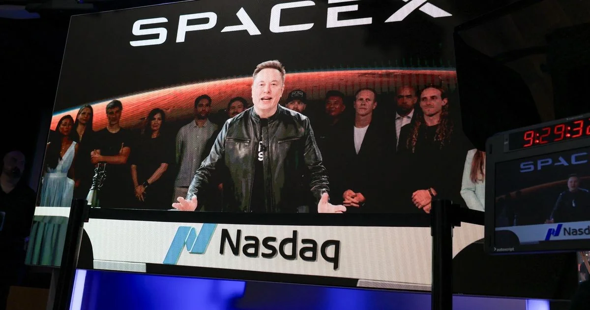 SpaceX desembarca na Wall Street: capitalização supera US$2,1 tri e Musk vira primeiro trilionário